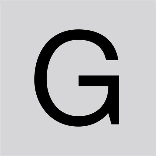 99223.013.G Folienziffer H 120 mm, Großbuchstabe G