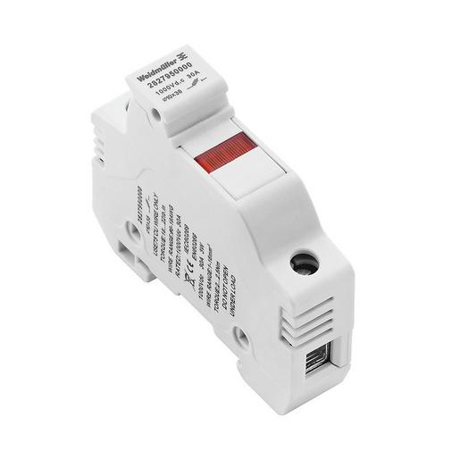 FUSEHOLDER WSFH 10X38 1KV LED Klemme, 1000 V, 10x38, 1 Strang, mit LED