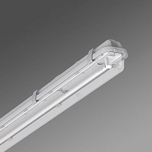 PA 1x18 EVG Leuchte höherer Schutzart, Diffusor klar