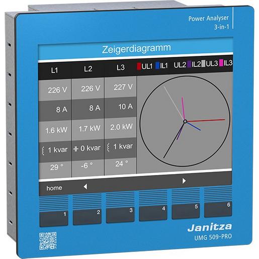 UMG 509-PRO UH= 95-240V AC Multifunktionaler Spannungsqualitätsanal