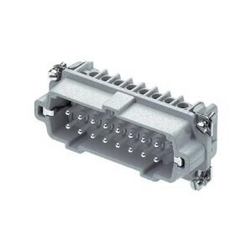 C146 10A016 002 1 Stifteinsatz 16pol, 17 Pole, Stecker