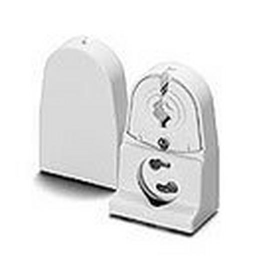 106544 Aufbaufassung, G13, PBT GF, weiß 250V/2A