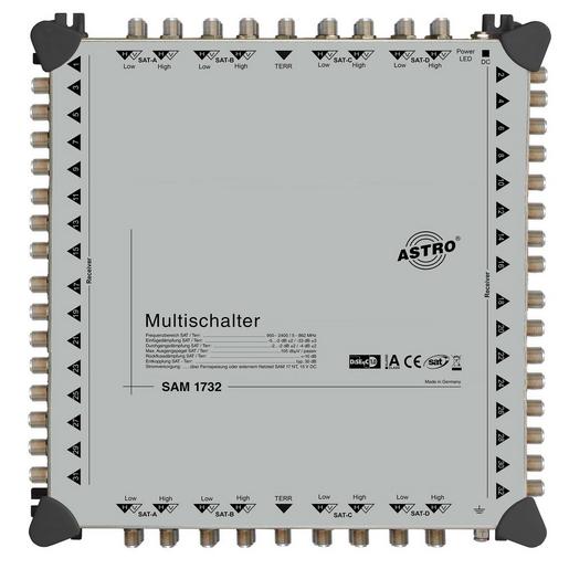 SAM 1732 Kaskadierbarer Multischalter, 17 Eingäng