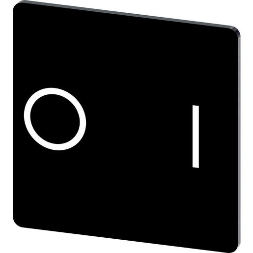 3SU1900-0AE16-0QG0 Bezeichnungsschild 27x27mm, Schild schwa