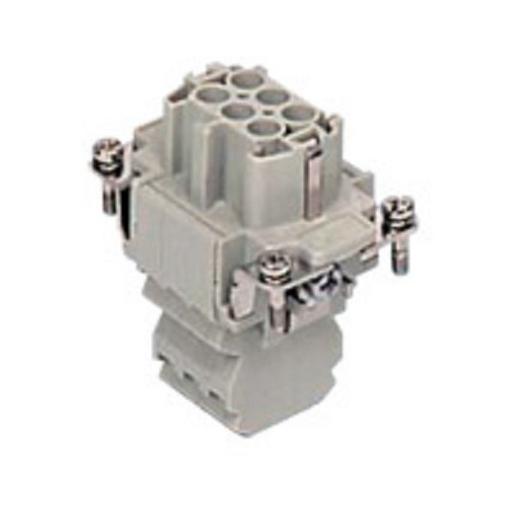 CSSF 06 Buchseneinsatz, Gr.44.27, 6P+PE, Silber,