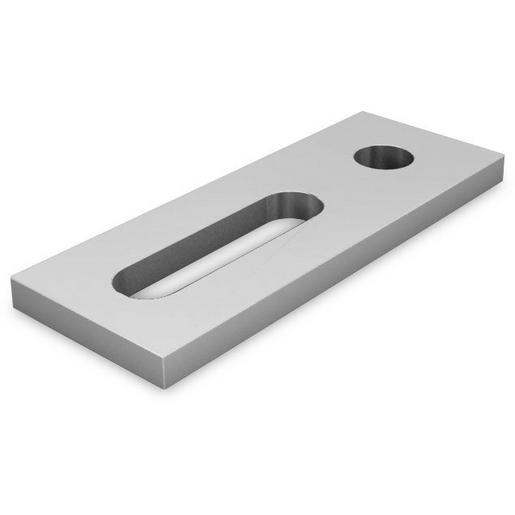 Adapter plate M10 Aluminium 40x90 Aluminium Adapterblech M10