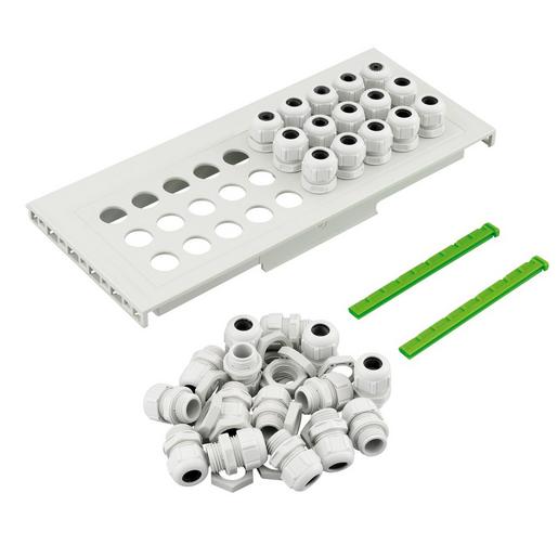 GFL 394-m Flansch, lichtgrau, Schutzart IP65