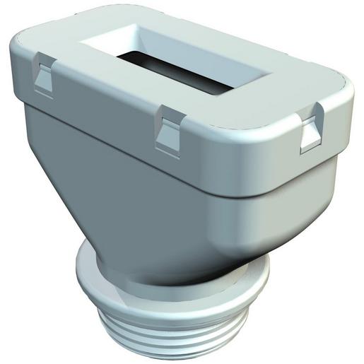 106 FL 21 9 39 Flachkabelverschraubung PG21 Polyethylen