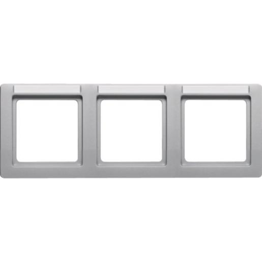 10236014 Rahmen 3fach waag mit BF Q1 Alu Lack