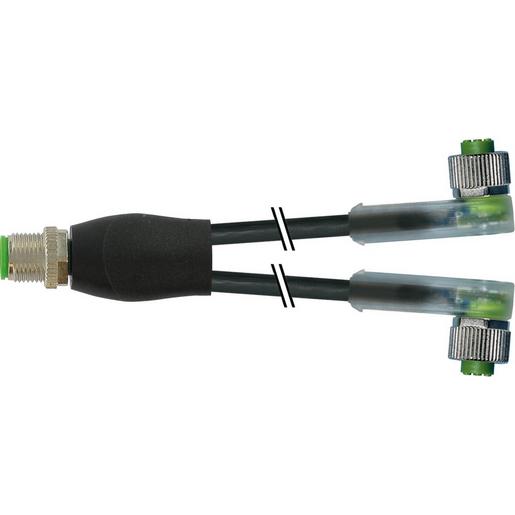 7000-40781-6330030 Y-Verteiler M12 St. / M12 Bu. 90° A-kod.