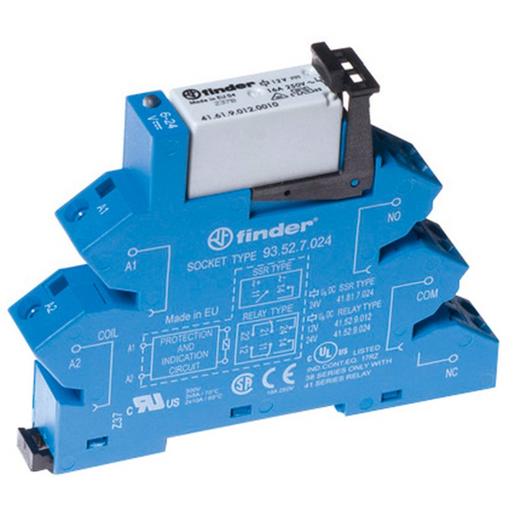 38.11.7.024.0050 Koppelrelais mit Zugfederklemmen, 1 Wech