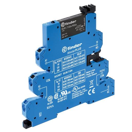 39.60.7.024.9024 Koppelrelais MasterPLUS, mit Push-In-Kle