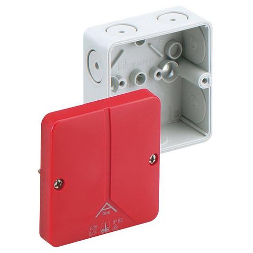 Abox 025 SB-L Abzweigkasten, rot, Schutzart IP65, max.