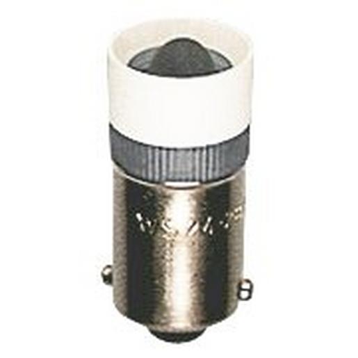 35805 LED 5mm 10x25mm, Ba9s 24-28VAC/DC weiß m