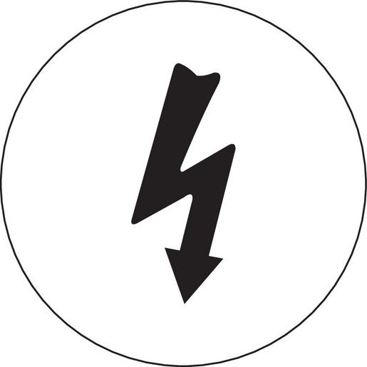 BSRX1172 Schild mit Standard-Druck