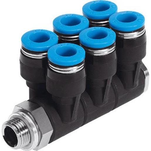 QSLV6-G1/4-6 QSLV6-G1/4-6 Mehrfachverteiler