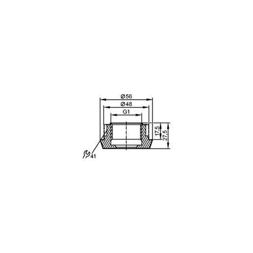 EEMS-Base FC Addressing socket Unterteil für AS-Interface Module, 45 x