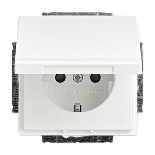 20 EUKB-884 SCHUKO® Steckdosen-Einsatz mit Klappdeck