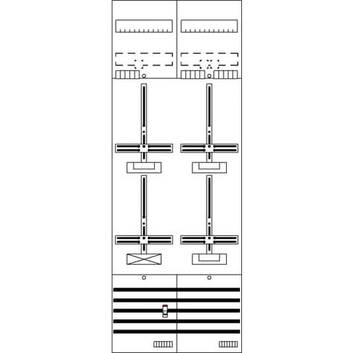 DF29G3B DF29G3B Zählerfeld 9RE 3Z1S vorverdrahte