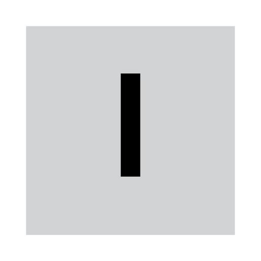 11LQ18 Einlegeschild, transparent, I