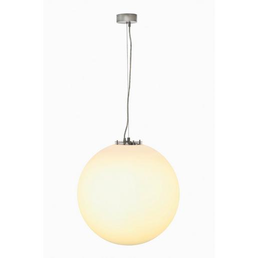 ROTOBALL 50 E27 PD grau/weiß ROTOBALL 50, Pendelleuchte, TC-TSE, silb
