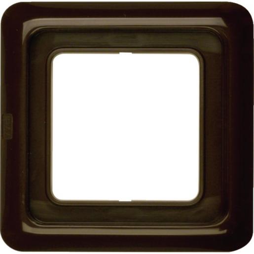132801 Rahmen 1fach WG UP braun