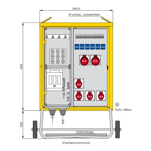 83100528 Mobiler Fest- und Marktplatzverteiler mi