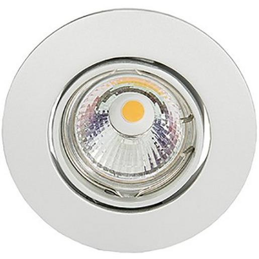 ETG 1003 CHROM-MATT NV-Einbaustrahler schwenkbar, GZ4, max 3