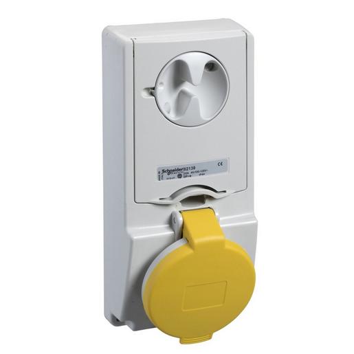 82139 Anbausteckdose verriegelt, 32A, 2p+E, 10