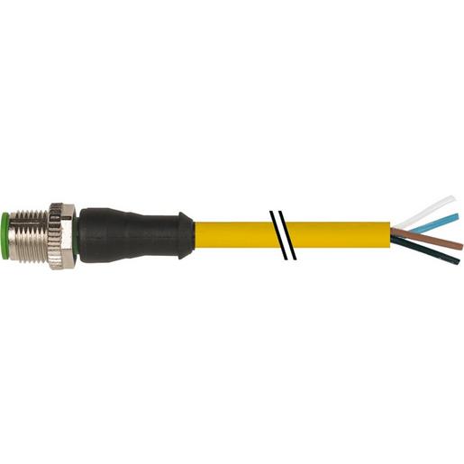 7000-12021-0240500 M12 St. 0° A-kod. freies Ltg-ende