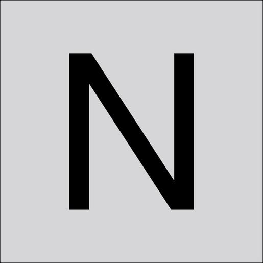 99221.013.N Folienziffer H 60 mm, Großbuchstabe N