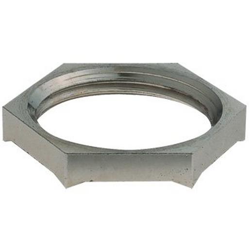 GME-P, PG29 Gegenmutter-EMV, Messing vernickelt PG 2