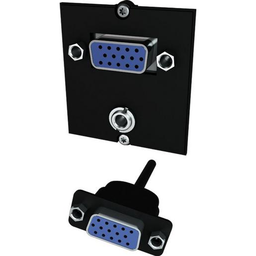917.150 Rahmen 1xVGA+Miniklinke 0,2m Leitung