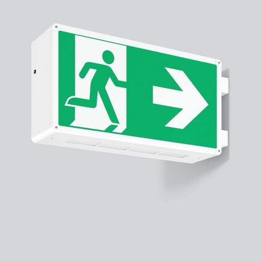 671231.002.89 RECHTECK, 9,1 W, weiß Wandauslegerleucht