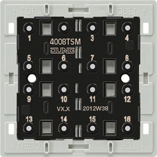 4008 TSM Tastsensor-Modul 4fach, JUNG 2-Draht-Bus