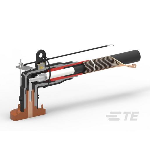 RSES-VD-525C-E Winkelstecker, Typ A, 250A, kap.Prüfkont