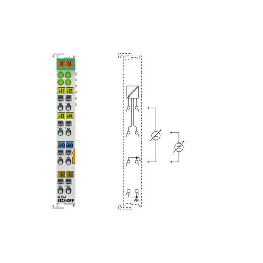 KL 3064 4-Kanal-Analog-Eingangsklemme 0...10 V,