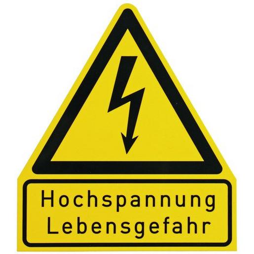 WHS HS LG WuH-Schild Hochspannung - Lebensgefahr