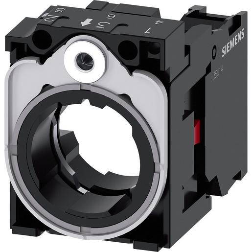 3SU1550-1AA10-1CA0 Halter für 3 Module, Metall, 1Ö