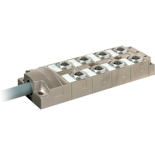 8000-58513-4011000 MVP-Metall, 8xM12, 5pol, Ltg.fest