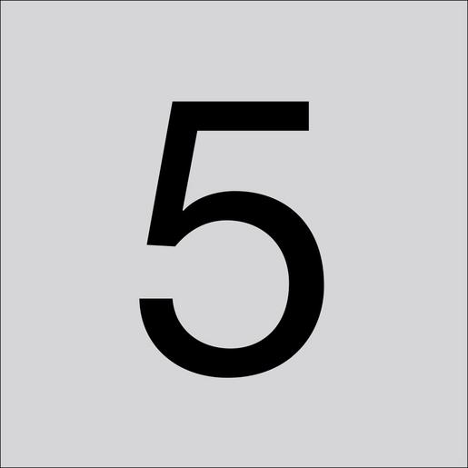 99221.013.5 Folienziffer H 60 mm, Ziffer 5