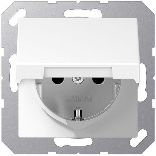 A 1520 KL WW SCHUKO Steckdose, 16 A 250 V ~, Klappdec