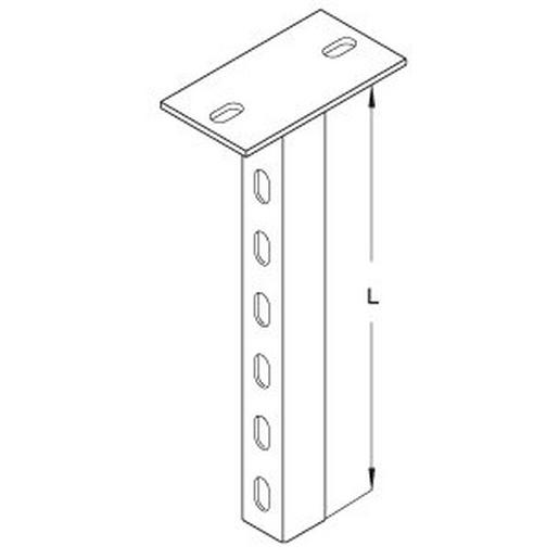 KDAG 41-10F Decken-Konsolhalter