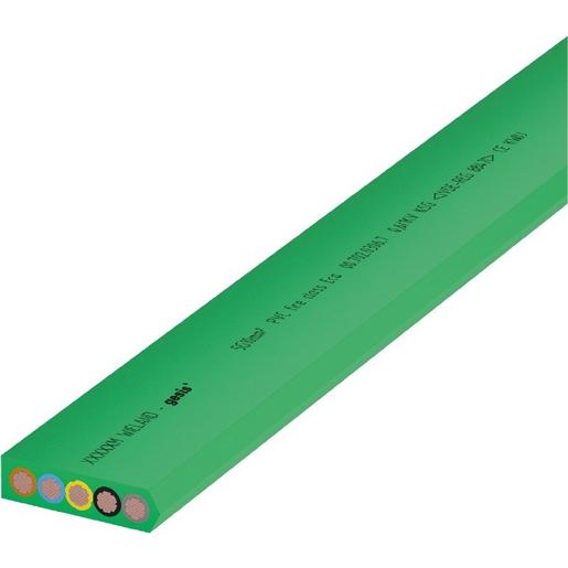 5G10 PVC GRUEN Flachleitung-5G10 PVC GRUEN