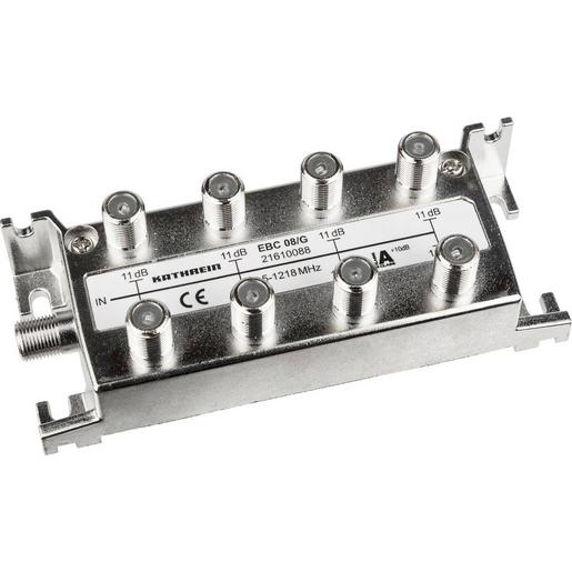 EBC 08/G Verteiler 8fach 11 dB 5-1218 MH EBC 08/G Verteiler 8fach 11 dB 5-1218 M