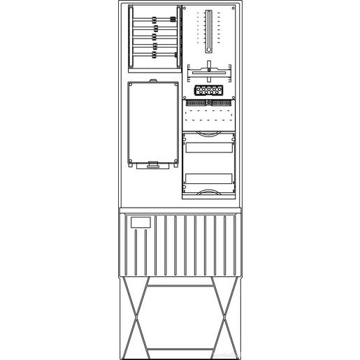 ZS321.W1.24 ZS A320 W1 1Z 3.HZ 24TE Zähleranschlusss