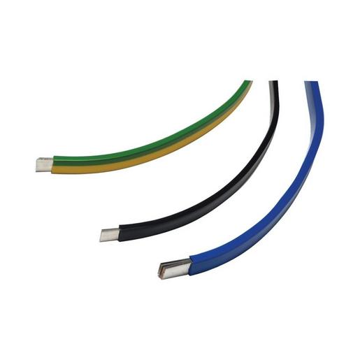 CU-BAND9X9X0,8-BK CU-Band, verzinnt, 200A, 9x9x0,8mm, schw