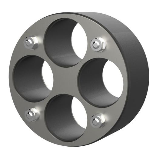 HRD150 4x50 b60 A2/EPDM55 Individuelle Ringraumdichtung mit Edelst