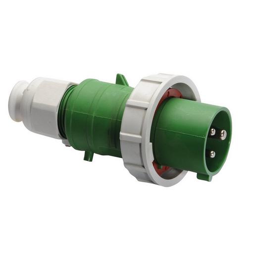 21545 Stecker QC TE 32A 3p >50V grün 100-300H