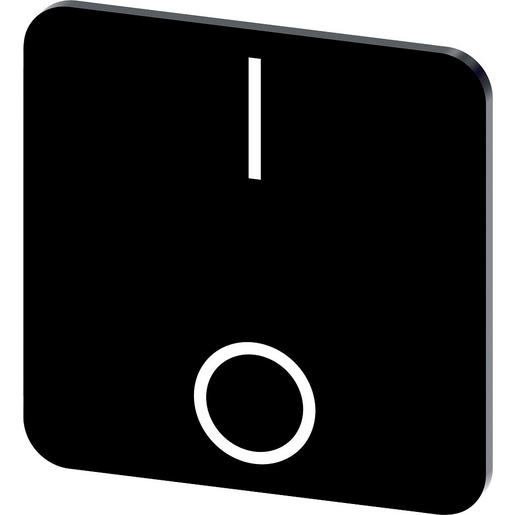 3SU1900-0AF16-0QP0 Bezeichnungsschild 22x22mm, Schild schwa